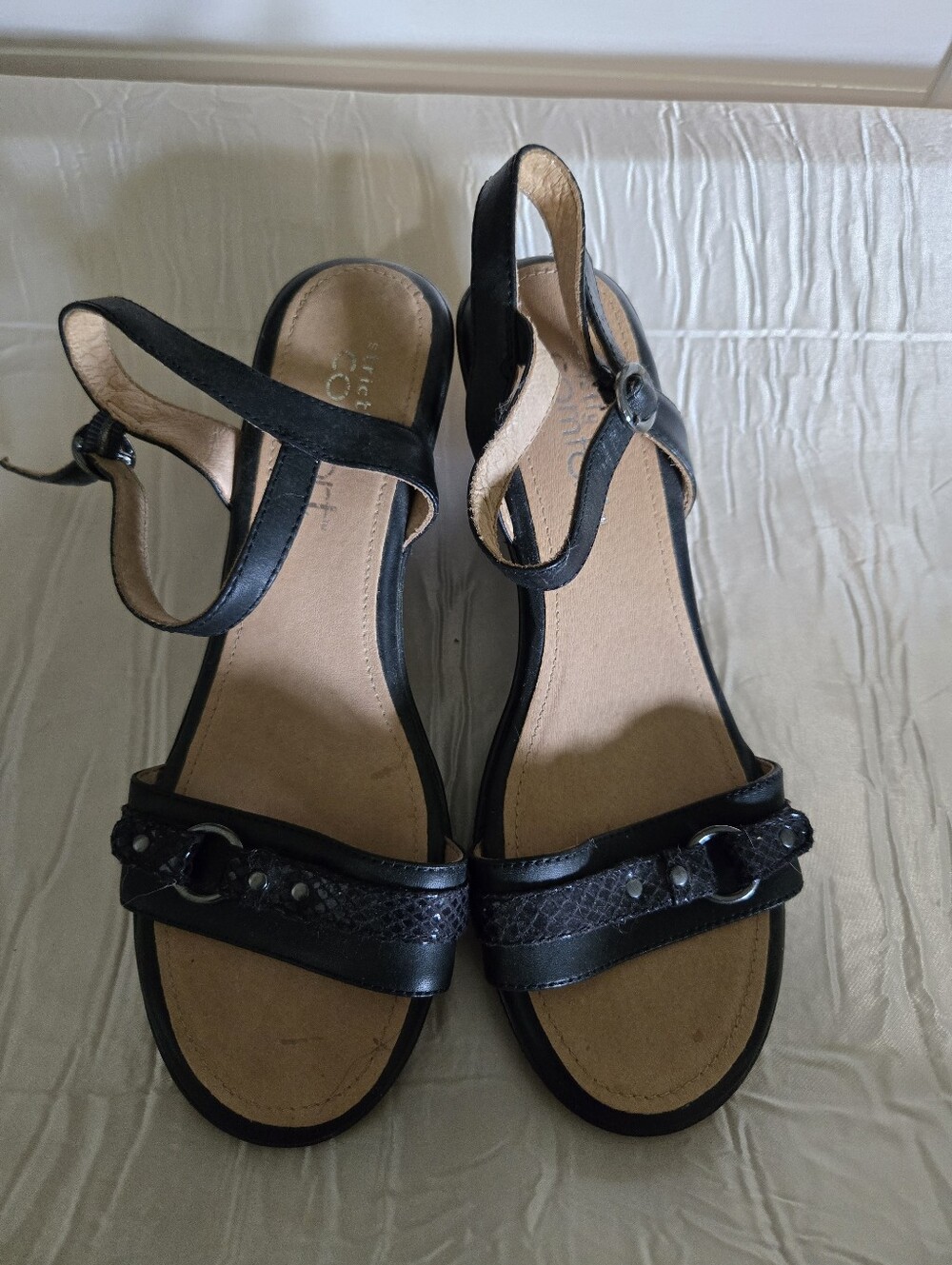 Black Women's Ankle-Strap Heels